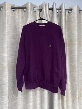 Vintage Bugle Boy purple crewneck sweatshirt size large